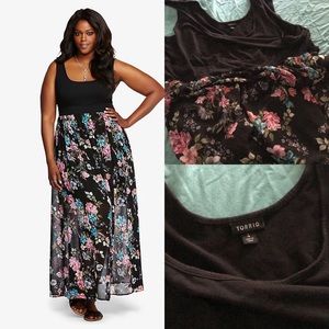 Torrid size 4 maxi dress